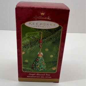 Vintage Hallmark Keepsake Ornament Angel Blessed Tree 2000 By Anita Marra Rogers
